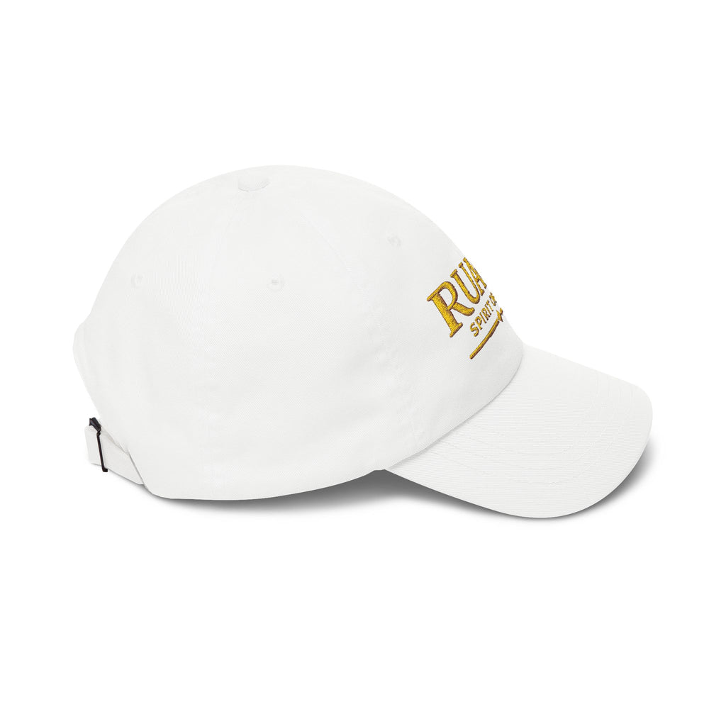 Ruach 'Spirit of God' Classic Dad Cap – Embroidered White Baseball Hat